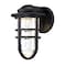 Dweled Steampunk 9in LED Indoor and Outdoor Wall Light 3000K in Black WS-W245 - alternate 1